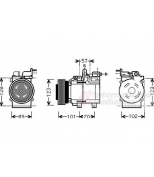 VAN WEZEL - 8200K209 - Компрессор, кондиционер